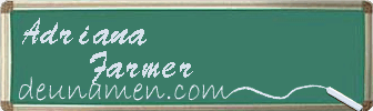 Adriana Farmer Visitenkarte